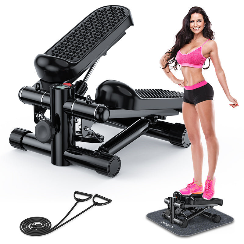 KitGody Black Mini Steppers for Exercise