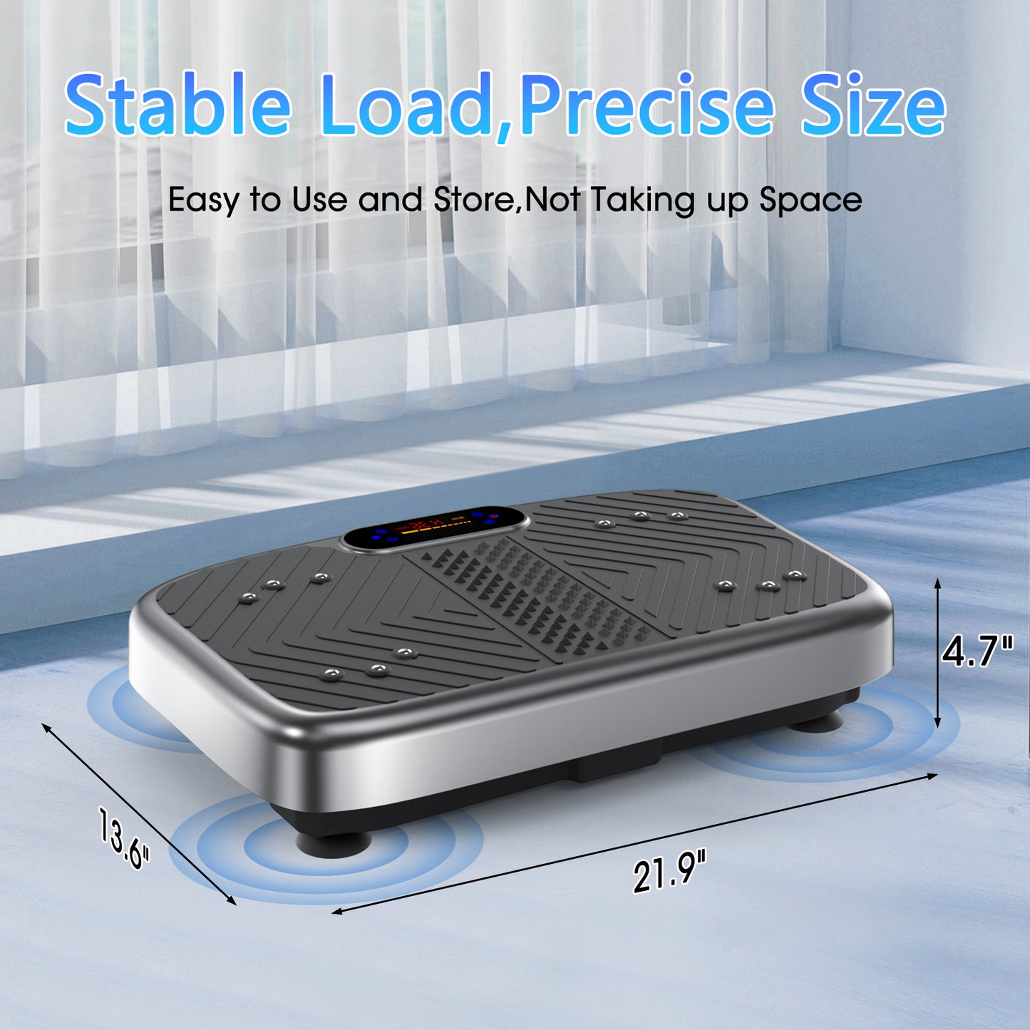 Vibration Plate Home Workout Equipment for Weight Loss & Toning Muscle Exercise Machine