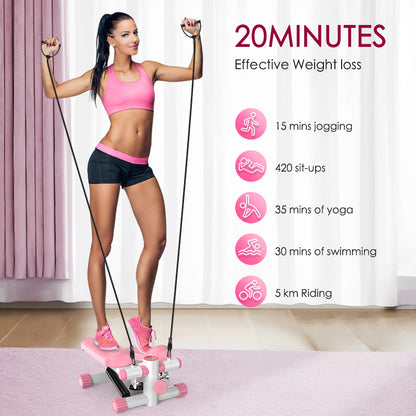 KitGody Pink Mini Steppers for Exercise