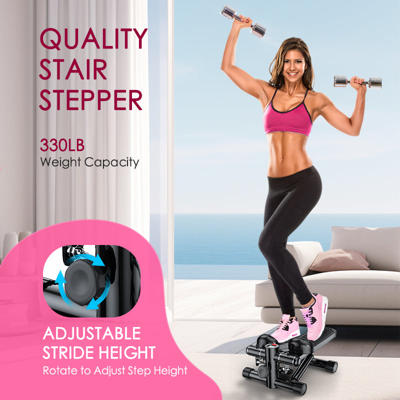 KitGody Black Mini Steppers for Exercise