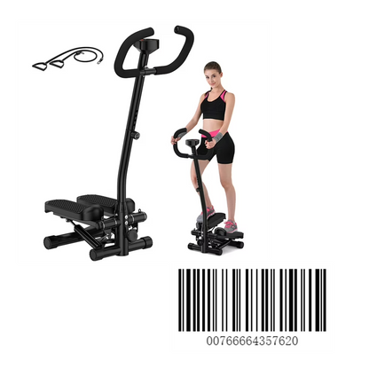 Stepper with handles，Our Ultra-Quiet Stepper with Handles Makes Leg Day a Breeze for Beginners, Seniors, and Busy Adults