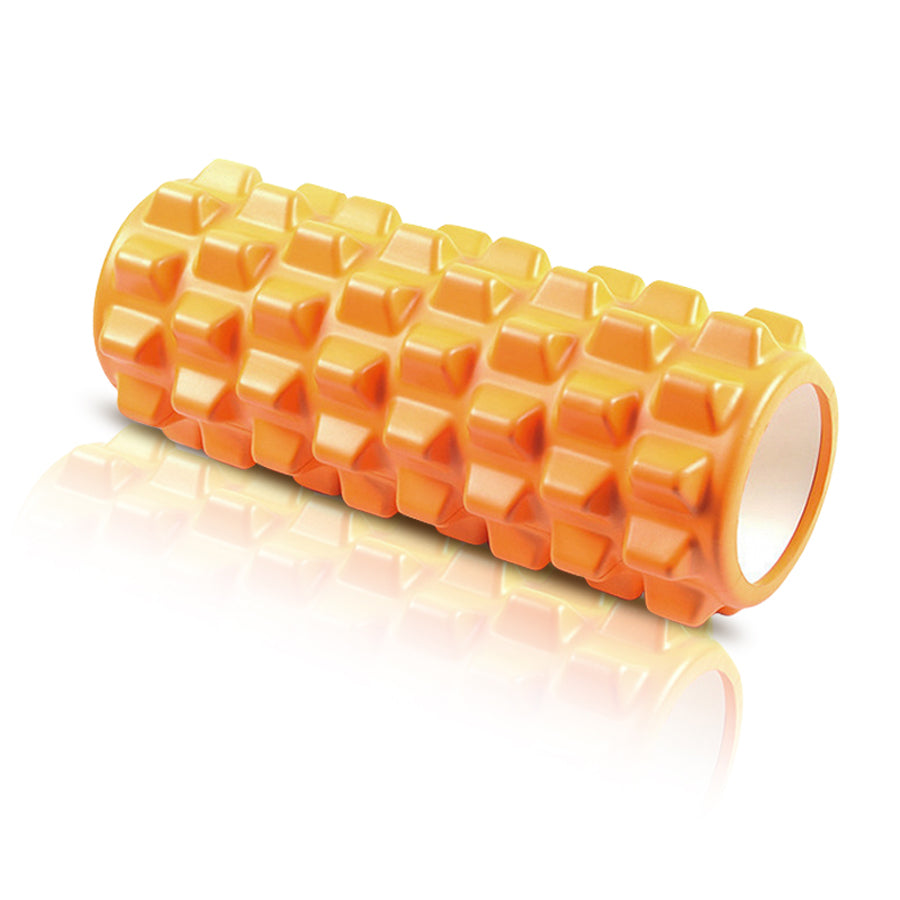 Textured Foam Roller for Muscle Massage - Medium Density Back Foam Roller for Back Pain Relief and Muscle Recovery in Legs and Arms Hollow Foam Roller for Muscle Exercise by