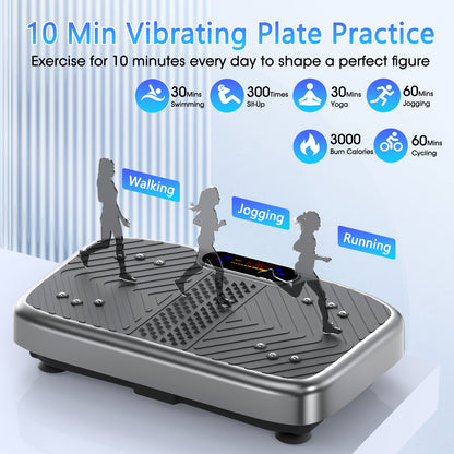 Vibration Plate Home Workout Equipment for Weight Loss & Toning Muscle kitgody Vibration Plate Home Workout Equipment for Weight Loss & Toning Muscle kitgody