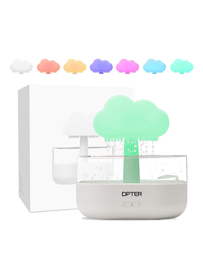 DPTER Rain Cloud Fragrant Oil Humidifier, Water Drip Aromatherapy Essential Oil Diffuser with 7 Colors Changing Atmosphere Lamp