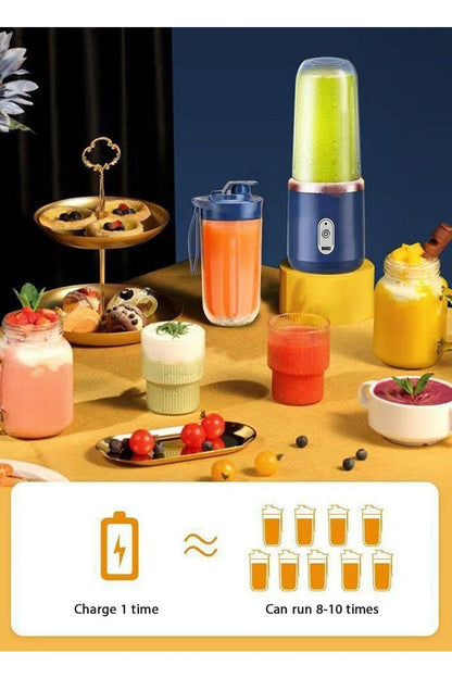 Portable Blender, Blender Juicer Juice Cup Fruit Blender Portable Fruit Cup, USB Rechargeable Personal Size Juice Cup, Personal Blender for Smoothies and Smoothies, 300ml Travel Juice Cup